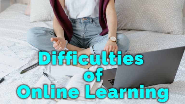 difficulties of online learning