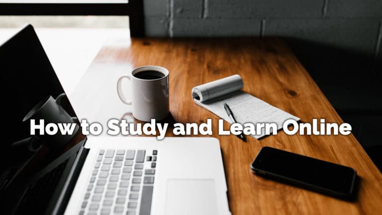 how to study and learn online
