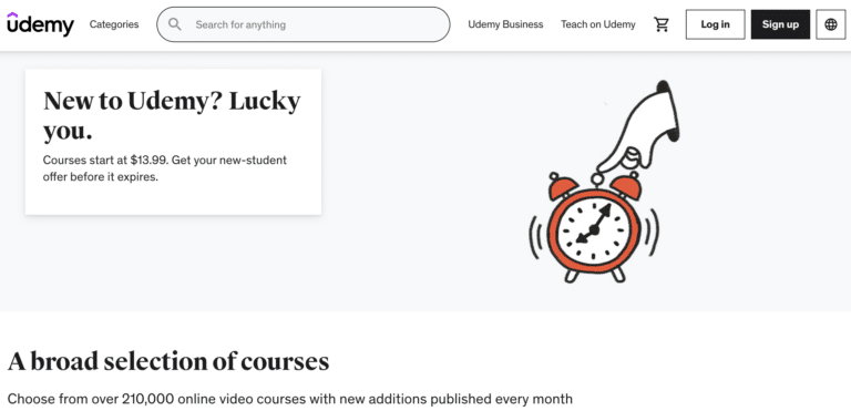 Are Udemy courses free? Screenshot